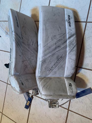 Used 24" Bauer Supreme S27 Goalie Leg Pads