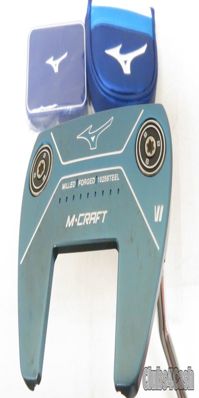 Mizuno M Craft VI Putter Mallet Blue ION 35" +Cover & Weight Kit CLEAN SidelineSwap