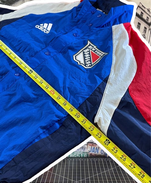 Adidas Men's Rangers Reverse Retro 2022 Zip Up Jacket Size Medium HP1662 NEW