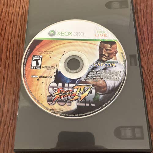Super Street Fighter IV (Xbox 360) Disc Only, Tested