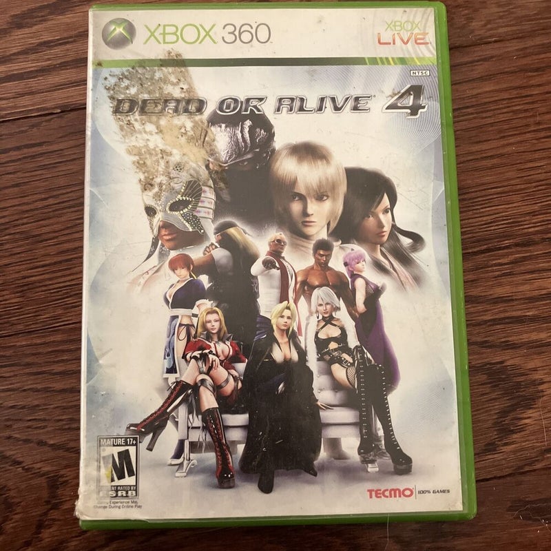 Dead or Alive 4 (Microsoft Xbox 360 2005) - w/ Manual - Tested