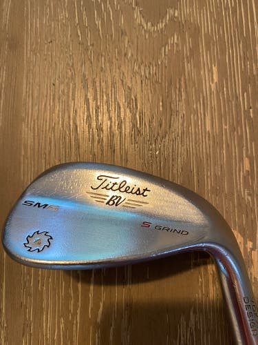 Men's Right Handed Stiff Flex Steel Shaft BV Vokey SM6 Wedge