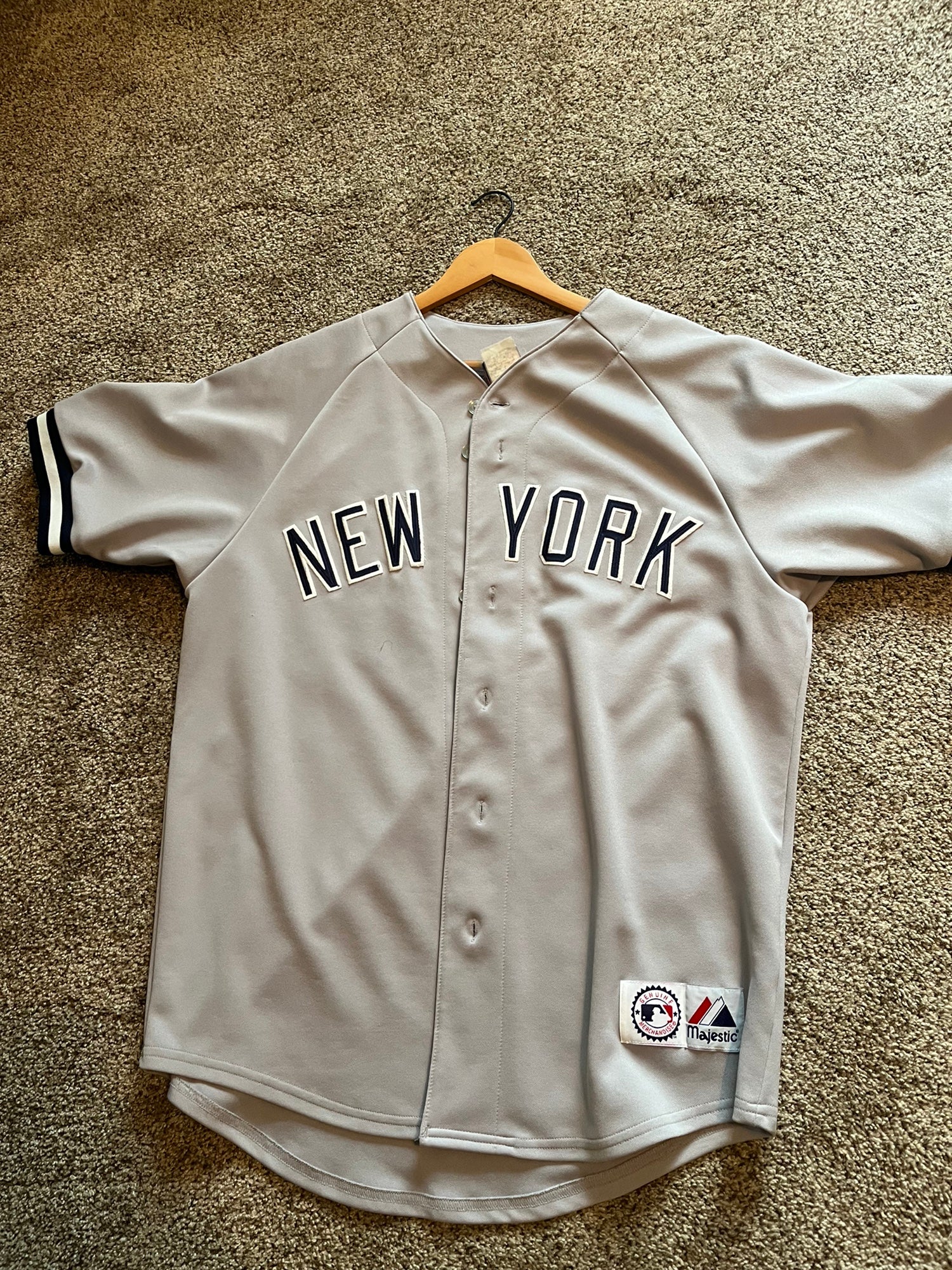 Men's New York Yankees Nike Luis Severino Road Authentic Jersey