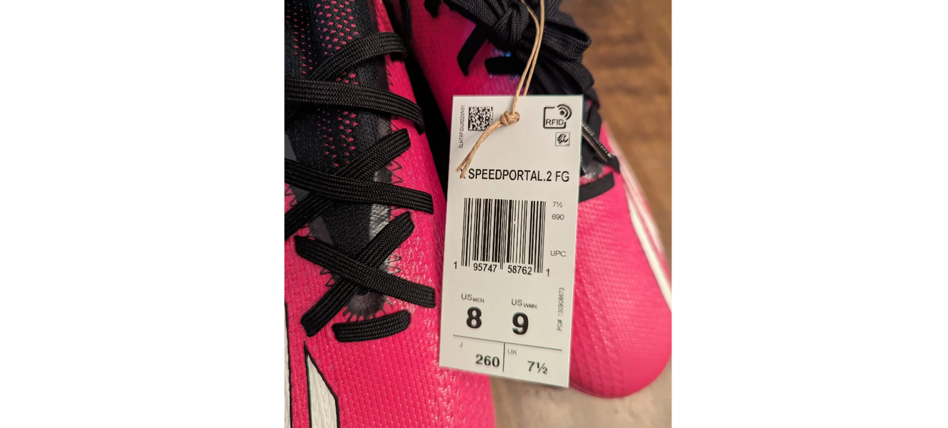 Adidas X Speedportal .2 FG pink/Black Soccer Cleats Size 9 NWT