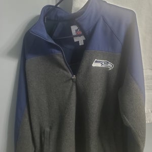 Men's Large Seattle Seahawks Embroidered Fleece Jacket
