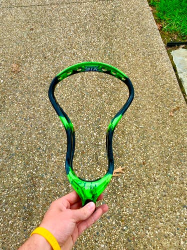 BLACK AND GREEN Stallion Lacrosse Head