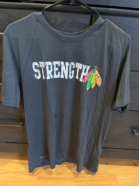 Chicago Blackhawks Strength & Conditioning Nike Dryfit Shirt
