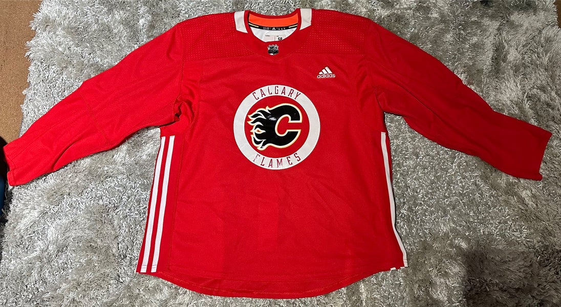 Adidas Calgary flames practice jersey Red | SidelineSwap