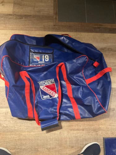 Player bag Kitchener Rangers OHL #19 Logan Brown