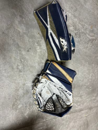 Navy And Gold Blocker Glove Set--Available Only 24 more hours!!