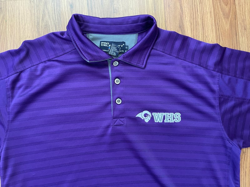 NFL Men's Polo Shirt - Purple - XL