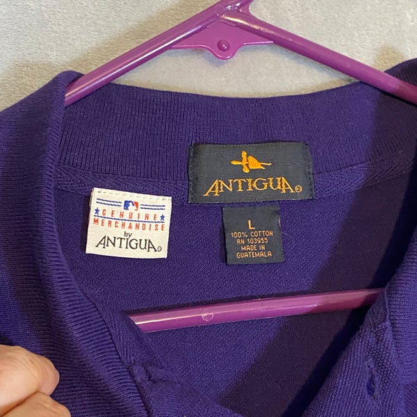 Vintage Arizona Diamondbacks Logo Polo Shirt Mens Large Purple Antigua MLB  Golf