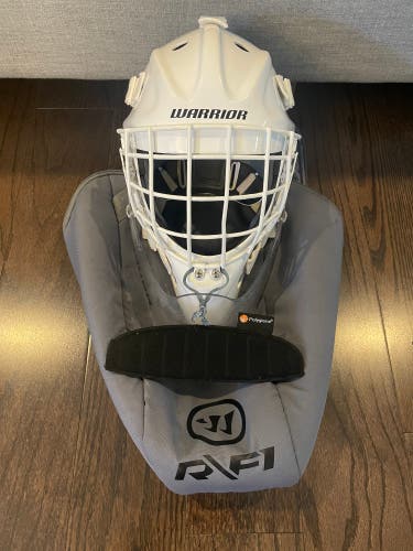 Used Warrior R/F1 Pro Goalie Mask
