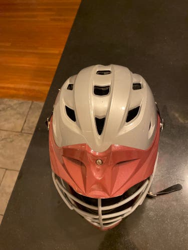 used Brine helmet grey and maroon
