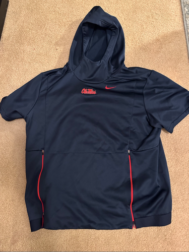 Ole Miss Football Short-Sleeve Hoodie- Size XL