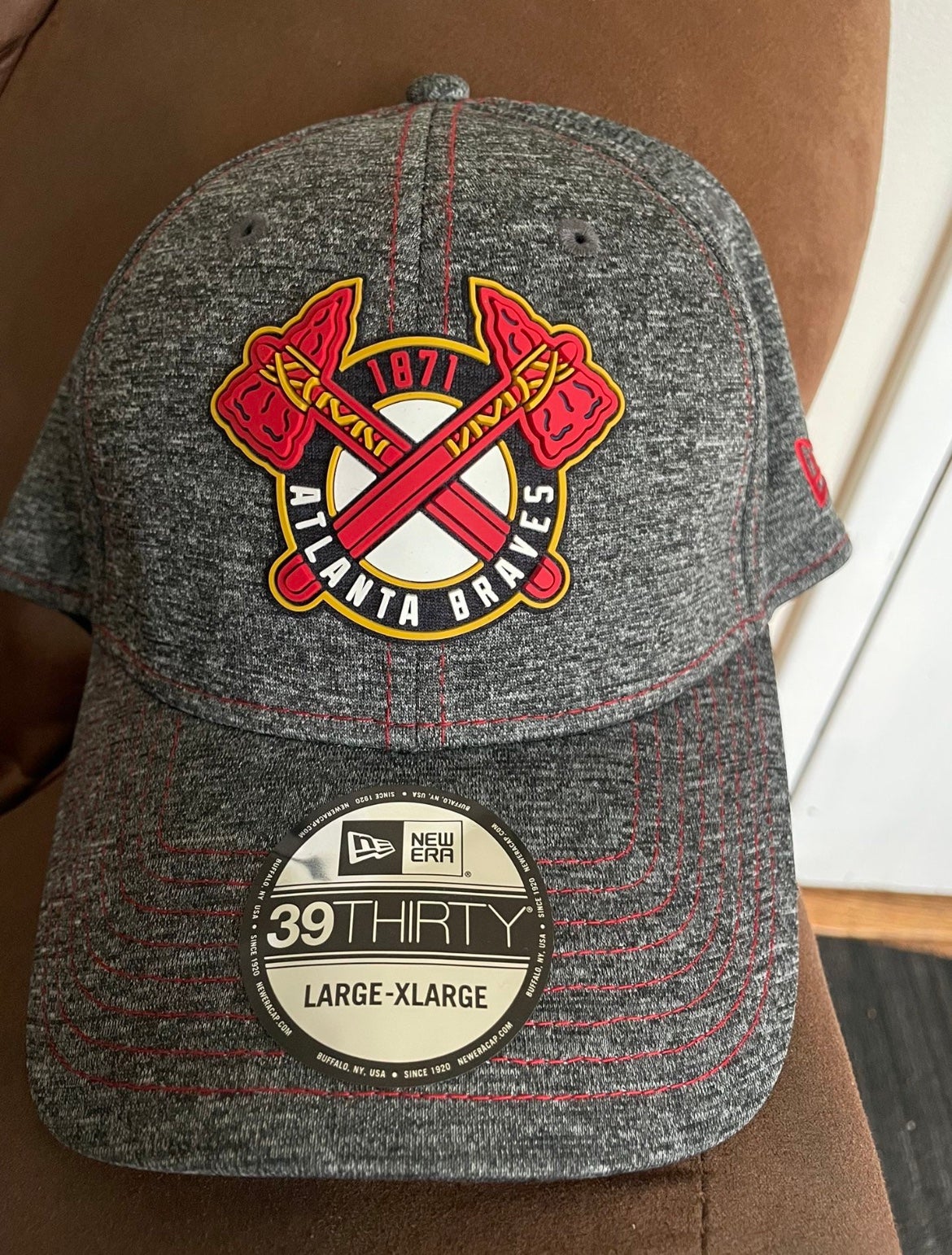 Atlanta Braves New Era MLB Clubhouse Flexfit Hat SM