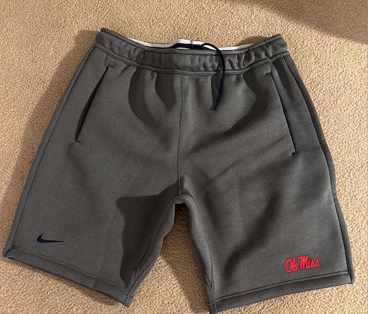 Ole Miss Football Sweat Shorts- Size L