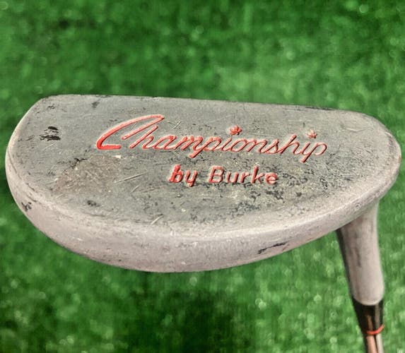 Burke Championship Mallet Putter RH Steel  ~35" Good Vintage Club
