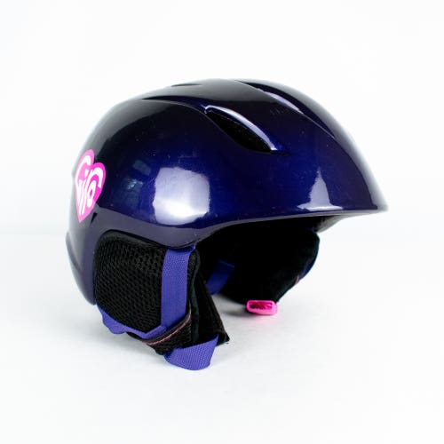 Used Giro Launch Helmet Youth Medium/Large 52-55.5CM Adjustable Purple