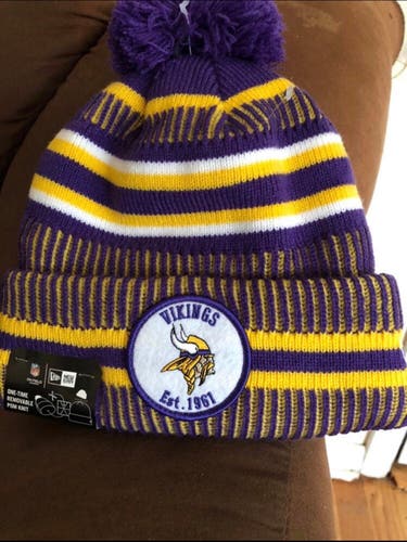 Minnesota Vikings New Era NFL Sideline Knit Hat