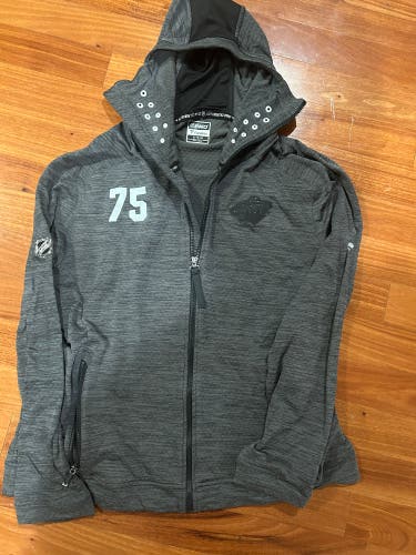 Ryan Reaves 75 TEAM PLAYER ISSUE Minnesota Wild Fanatics Authentic Pro Hoodie XL Game Used