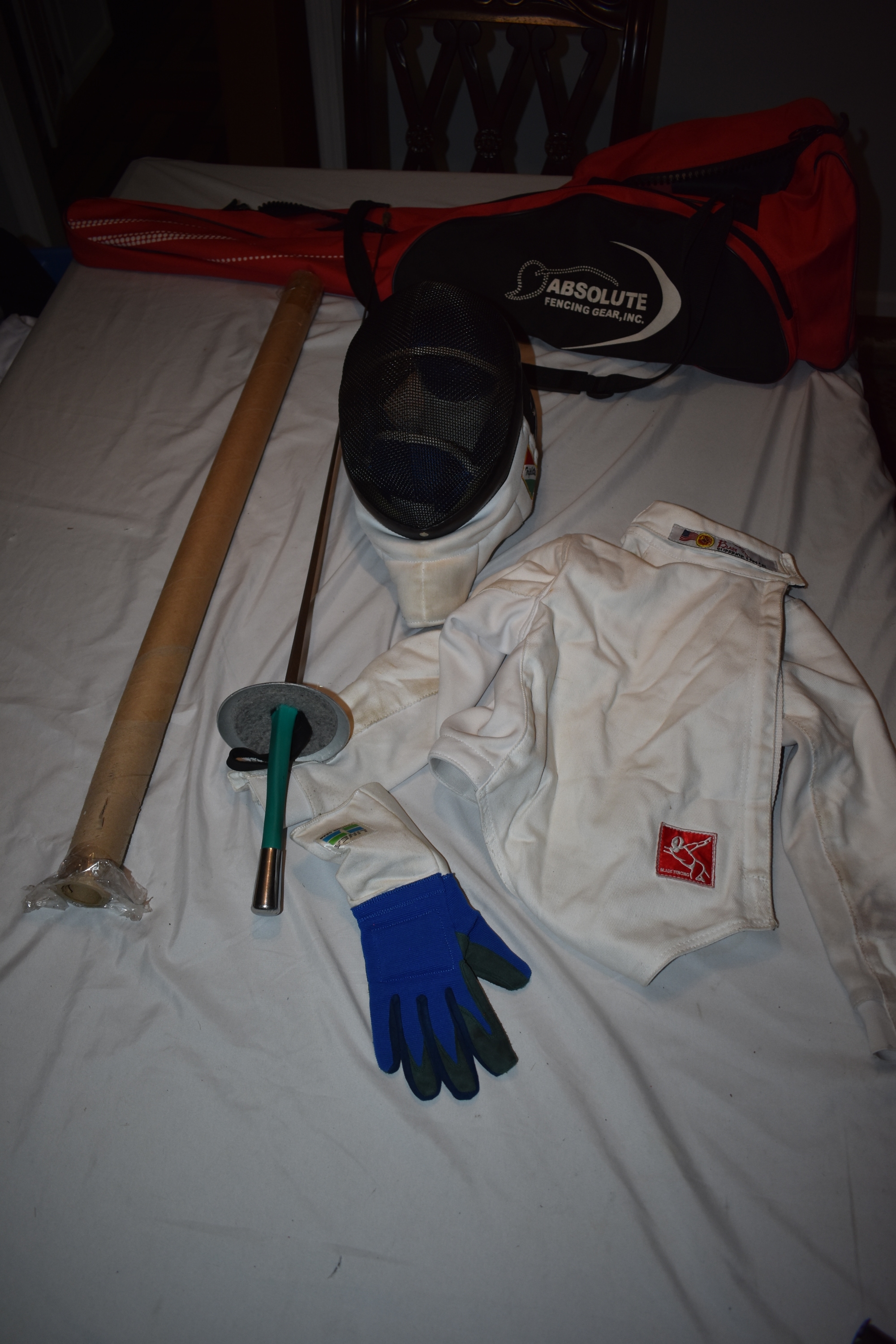 Youth Fencing Gear with Bag