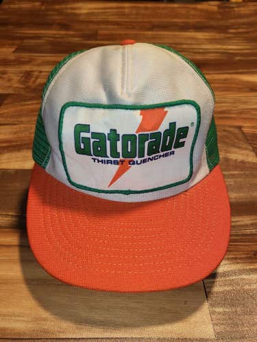 Vintage Rare Gatorade Patch Mesh Food Promo Trucker Hat Cap Vtg Sports Snapback