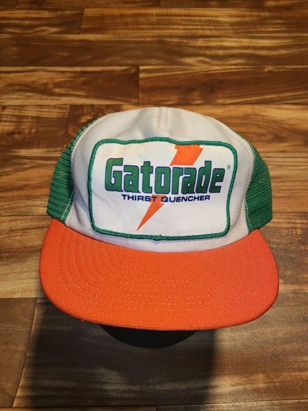 Gatorade Mens Trucker Hat Green Snapback Sports Drink Original Logo Ball  Cap