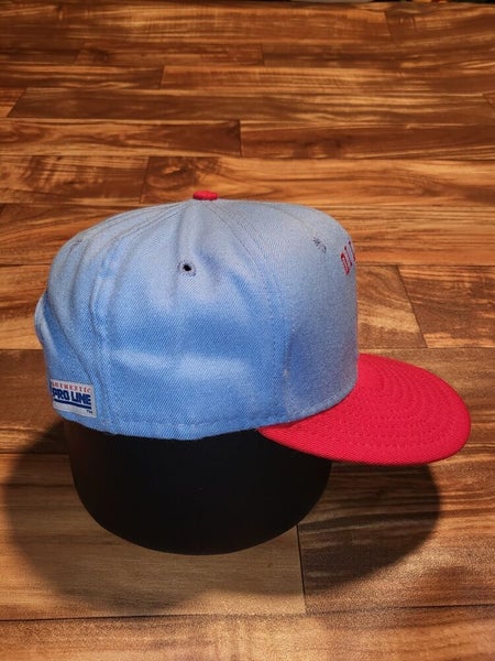 HOUSTON OILERS NFL VINTAGE BLUE EMBROIDERED LOGO HAT CAP SNAPBACK TRUCKER  NEW