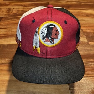 Vintage Rare Washington Redskins Pro Player NFL Sports Plain Logo Hat Snapback