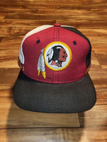 Vintage Rare Washington Redskins Pro Player NFL Sports Plain Logo Hat Snapback