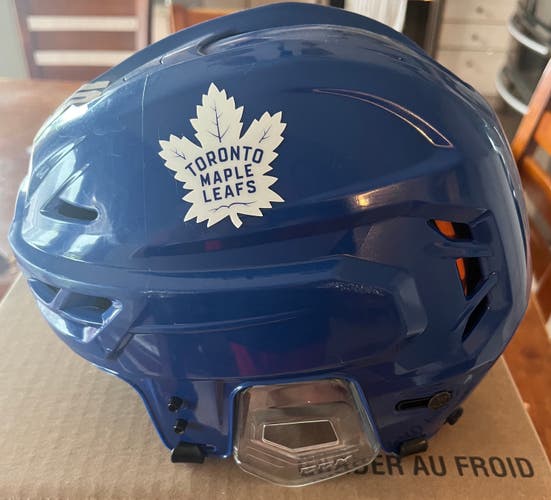Used Small CCM HT TACKS 710 Hockey Helmet Pro Stock Toronto Maple Leafs NHL #19