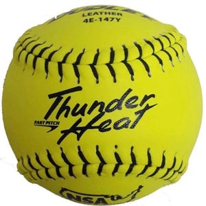 Dudley Softballs - One Dozen NSA Thunder Heat fastpitch 12”