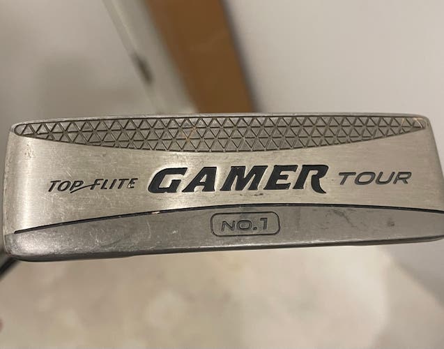 Men's Used Top Flite Left Hand Blade Gamer Tour No. 1 Putter 35"
