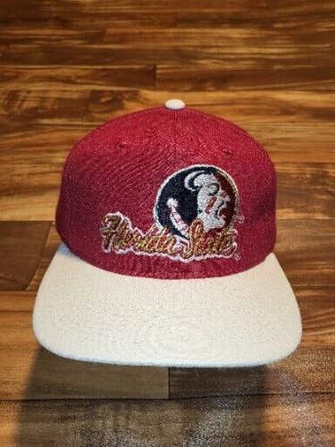 Vintage Rare Florida State Seminoles College NCAA Sports The Game Wool Blend Hat