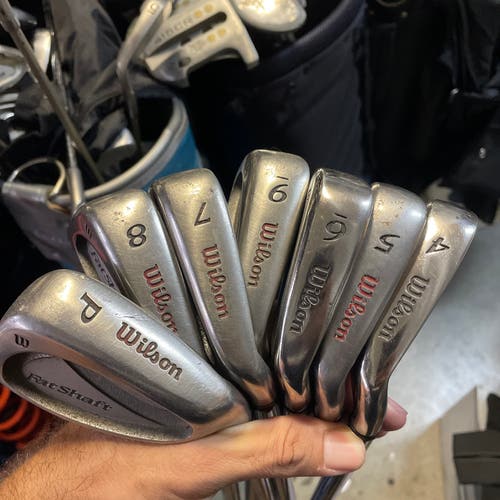 Wilson Fat shaft golf iron set 7 pc in right handed