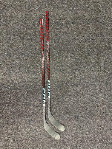 New CCM RibCor Trigger 7 Pro Hockey Stick 2 Pack Left P28M 70 Flex With FT5 Graphics