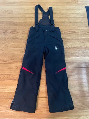 Black Youth Spyder Zip Off Pants