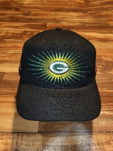 Vintage Rare Green Bay Packers NFL XXXI Sports Black Dome ANNCO Strapback Hat