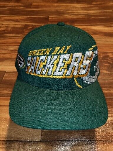 Vintage Green Bay Packers NFL Sports Champion Throwback Logo Vtg Hat  Snapback