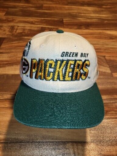 Vintage Rare Green Bay Packers Sports Specialties Shadow Snapback Pro Line Hat