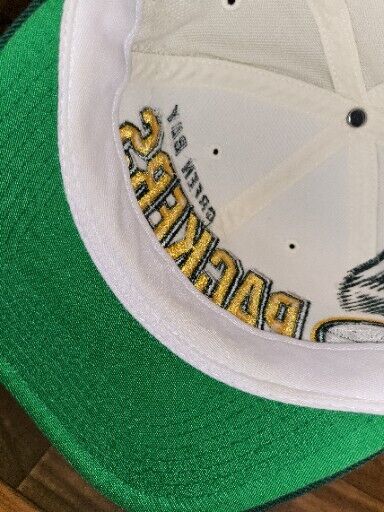 Vintage Green Bay Packers Strapback Sports Specialties White Mens Hat OSFA  | SidelineSwap