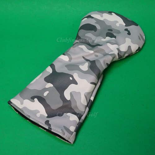 NEW Unbranded Camo Camouflage Grey Clubfinders Driver Headcover