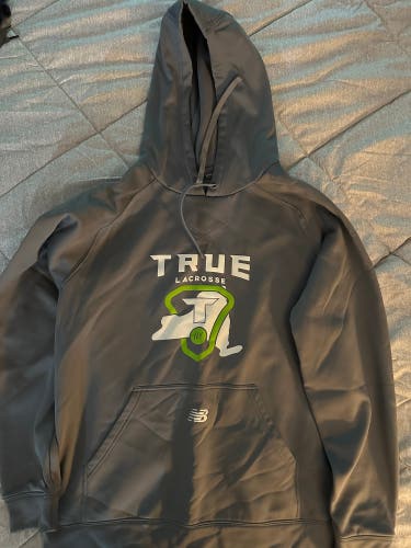 Gray Used Large New Balance Sweatshirt (True Lacrosse)