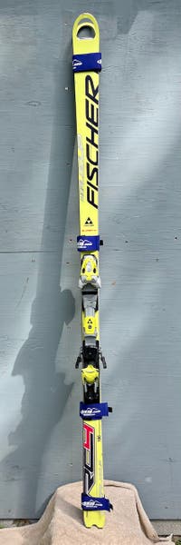 Used Fischer 186 cm RC4 SG Super G Racing Skis With Bindings