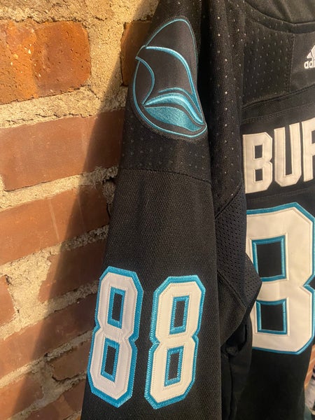 Brent Burns San Jose Sharks Game-Used #88 White Jersey with All