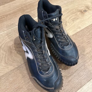 Dynasty 2.0 molded clear MID women’s 8.5 With Pitching Toe
