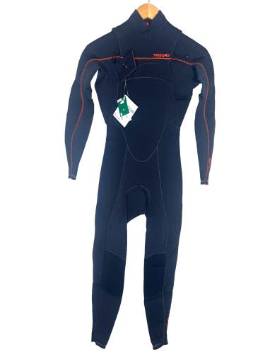 NEW Tribord Mens Full Wetsuit Size Small Chest Zip GBS with Taped Seams!