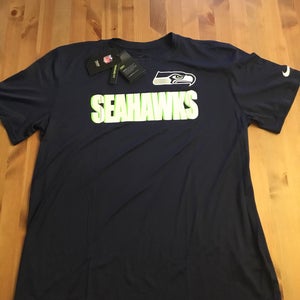 new men's M/medium Seattle Seahawks Nike Dri Fit short Sleeve t-Shirt/tee
