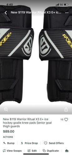 Bundle listing for Dylan x3+knee senior and sr jock goalie